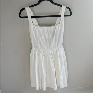 White Corset Mini Dress